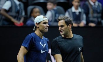 Roger Federer played doubles with Rafael Nadal in the final competitive match