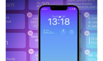 Top Widgets application allows you to add little squares of data to the iPhone lock screen