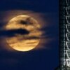 This month, two supermoons, including a rare blue one, rise