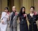 King Charles III bestows MBE decorations on BLACKPINK at Buckingham Palace.