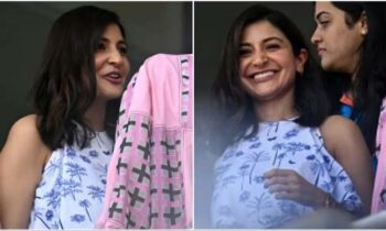 Anushka Sharma wore an absolutely staggering midi dress to go to the India versus Australia World Cup Last. It costs…