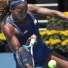 Brenda Fruhvirtova is ground by Coco Gauff, who advances to the ASB Classic quarterfinal